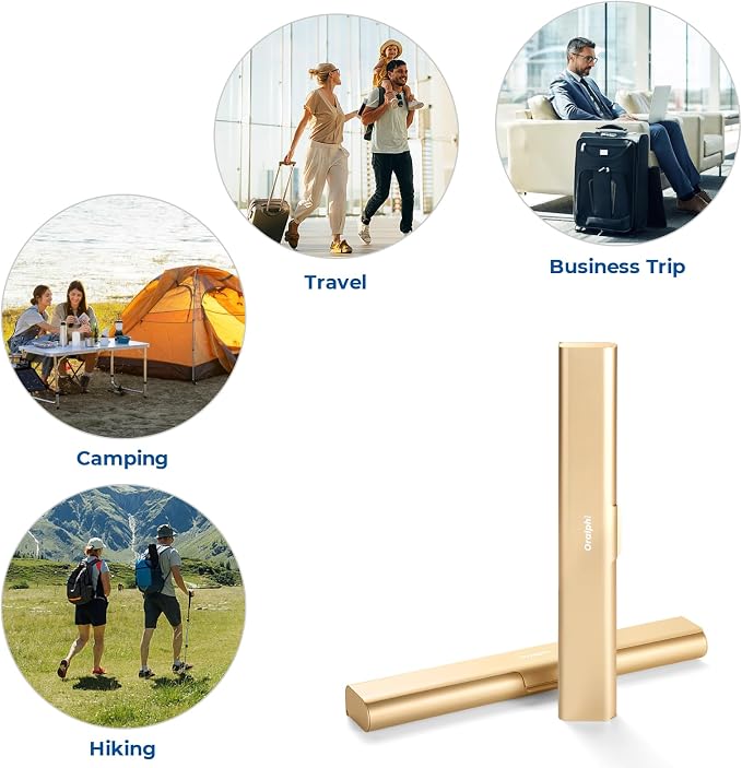 Aluminum Toothbrush Travel Case, Portable Travel Toothbrush Holder, Durable - Image 8