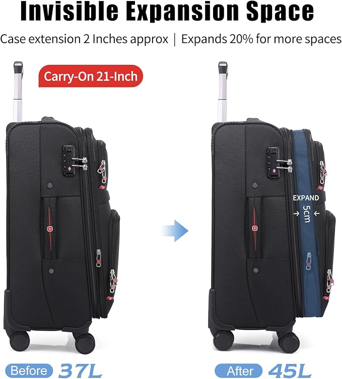 Softside Expandable Luggage - Image 2