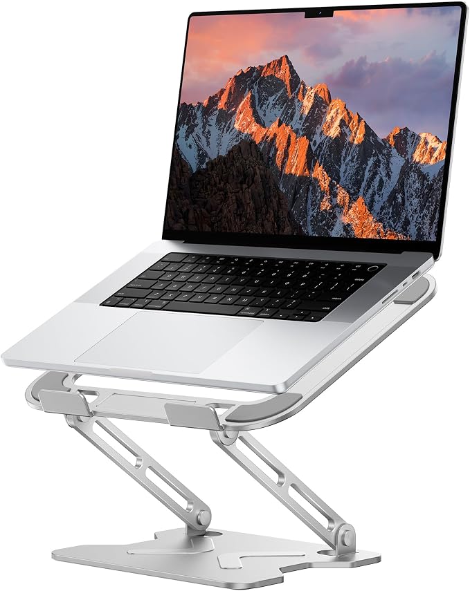 Adjustable Laptop Stand for Desk, Portable Laptop Riser Holder Foldable by JCZT