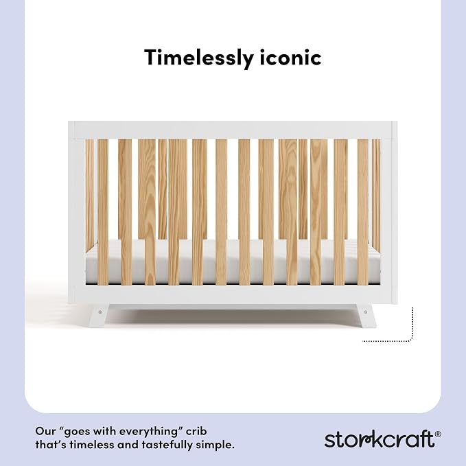 Storkcraft Beckett Grow-with-Me Convertible Crib – GREENGUARD Gold Certified - Image 4
