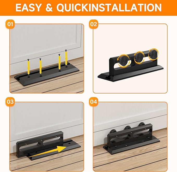 Door Security Bar, French Security Door Brace, Security Door Barricade - Image 5