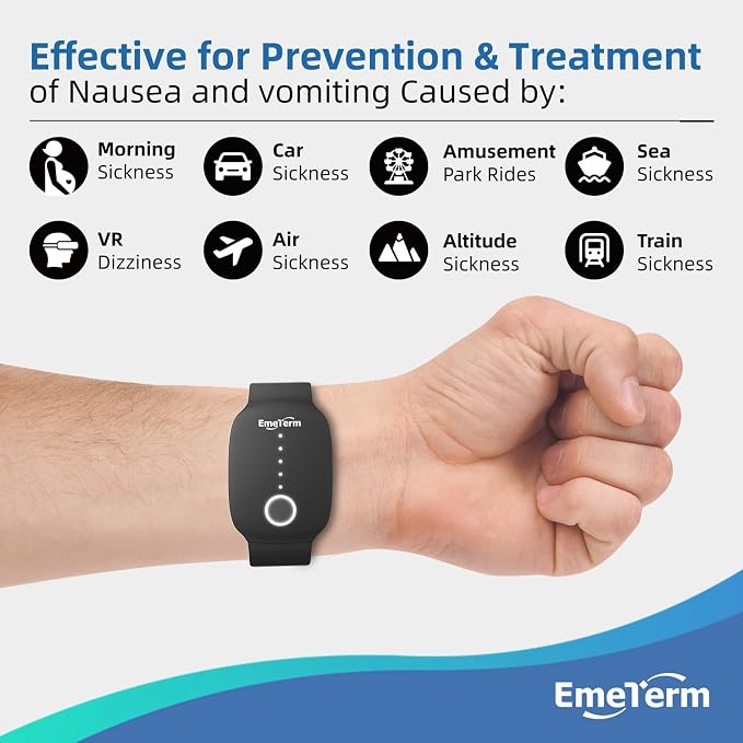 EmeTerm Fashion FDA-Cleared Relieve Nausea Electrode Stimulator Morning - Image 2