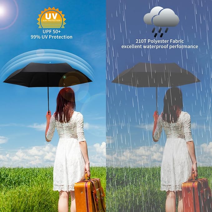 GAOYAING Compact Automatic Travel Umbrella - Image 4
