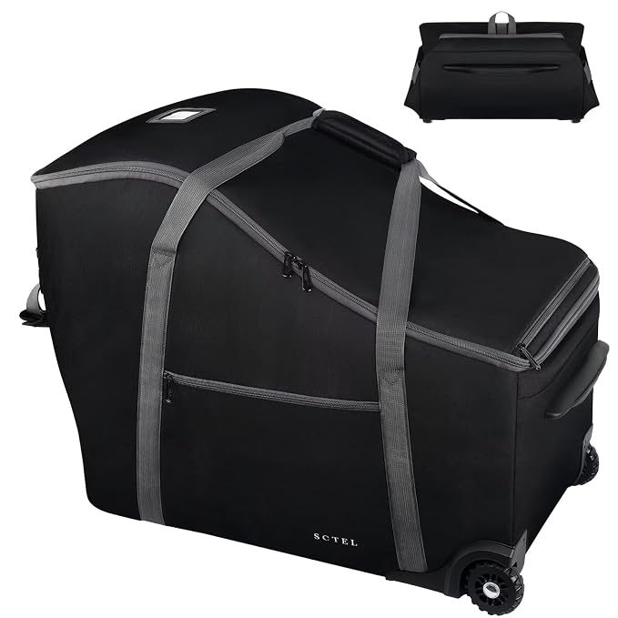 Infant Car Seat Travel Bag Fit Doona Car Seat Stroller and Base, Chicco Keyfit by MakeYourTravelEasier