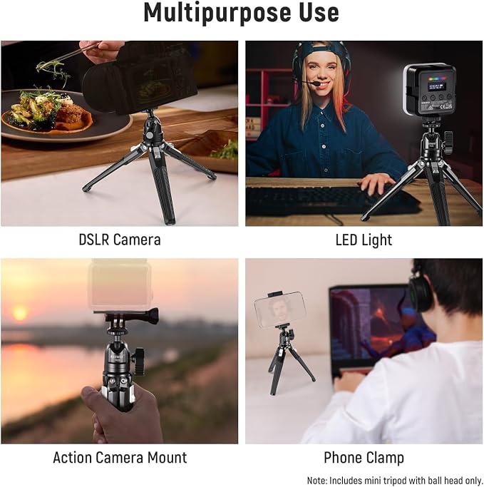 NEEWER Mini Metal Table Tripod - Image 2