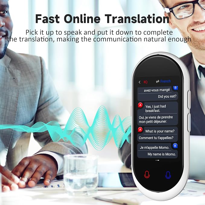 Language Translator Device, Portable Translator No WiFi Needed, Offline Voice - Image 4