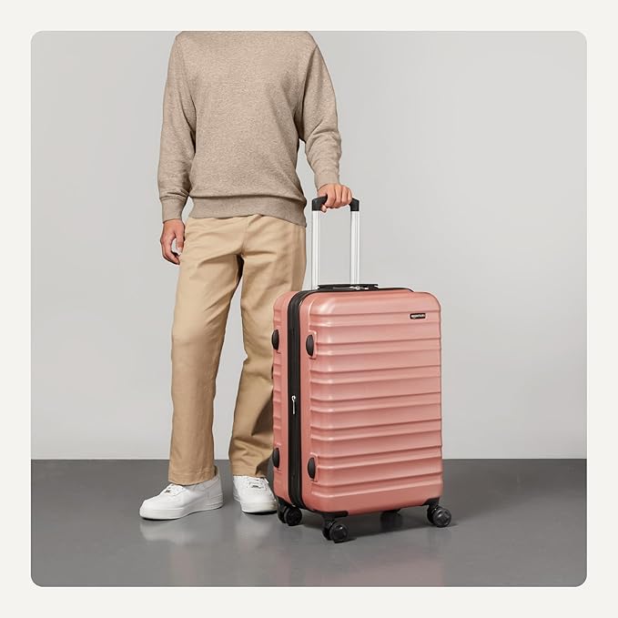 Amazon Basics 26" Hardside Medium Checked Luggage, Hardshell Suitcase - Image 3