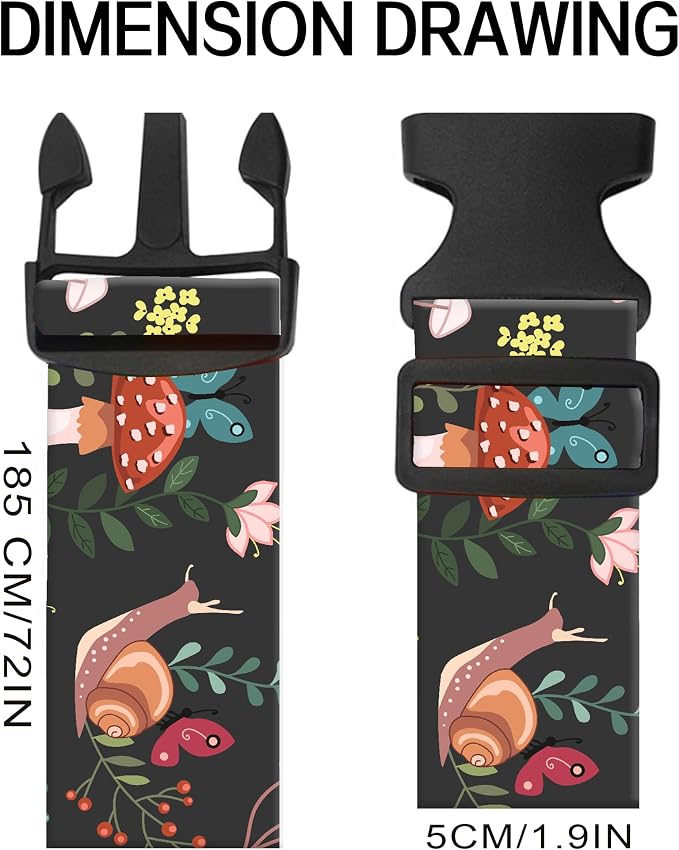 Luggage Straps for Suitcases, Adjustable Travel Belt, Durable Wide Luggage Strap - Image 2