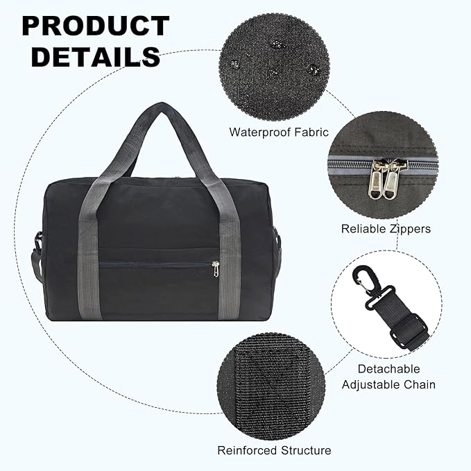 For Spirit Airlines Personal Item Bag 16x10x8 in Underseat Carry-on Luggage - Image 2