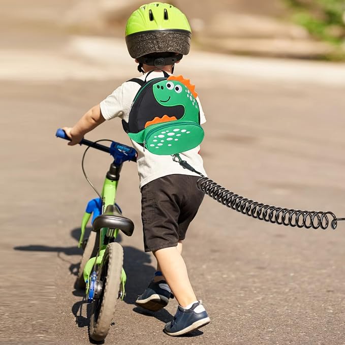 Accmor Toddler Harness Backpack Leash + Black Anti Lost Wrist Link, Cute - Image 5