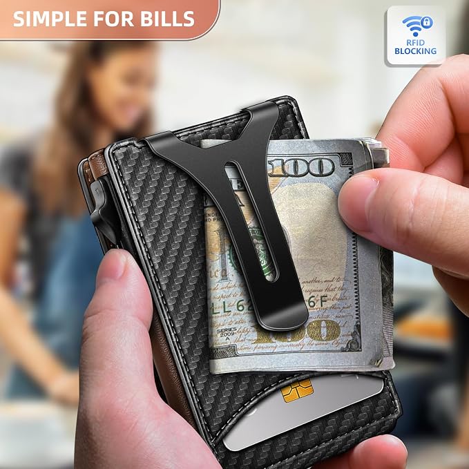 BULLIANT Men Wallet, Money Clip Wallet Slim - Image 6