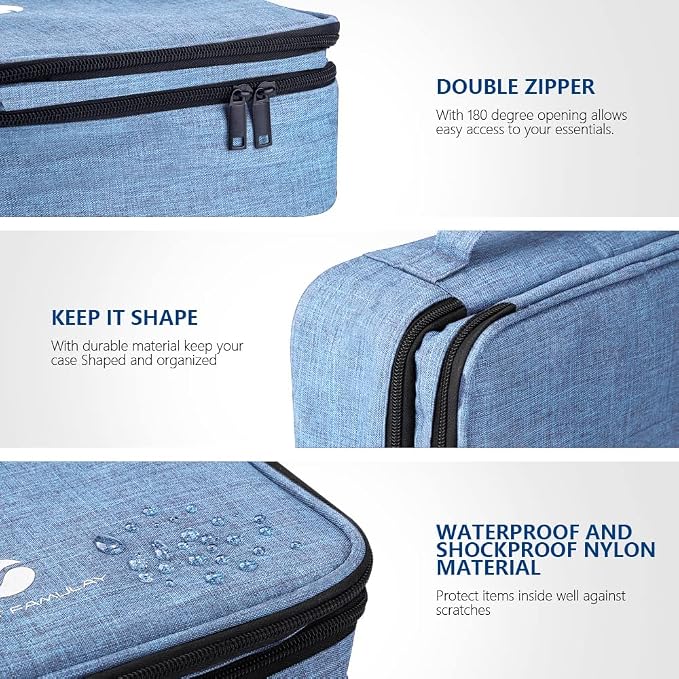 Travel Electronics Organizer, Waterproof Cable Organizer Bag - Image 2