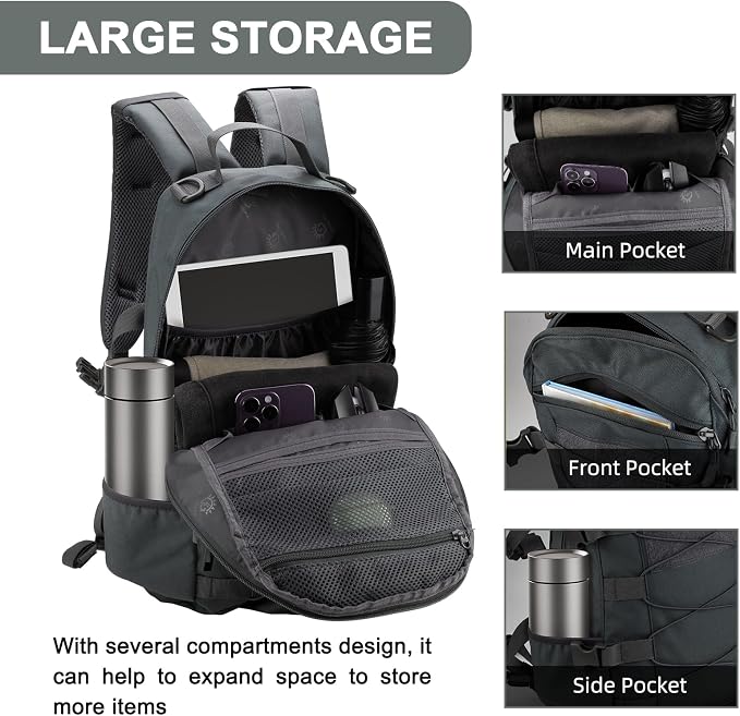 25L Hiking Backpack Small Tactical Backpack Daypack Camping Trekking Hunting - Image 5