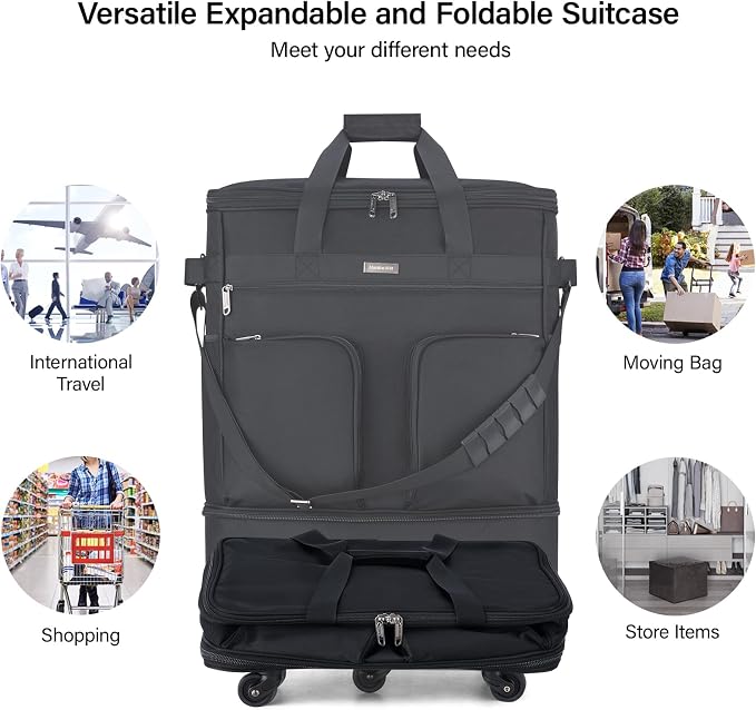 Hanke Expandable Collapsible Luggage - Image 4