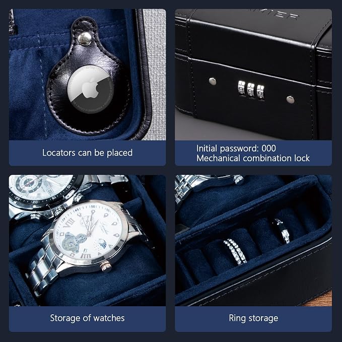 KAMIER Watch Case with Combination Lock - Image 2