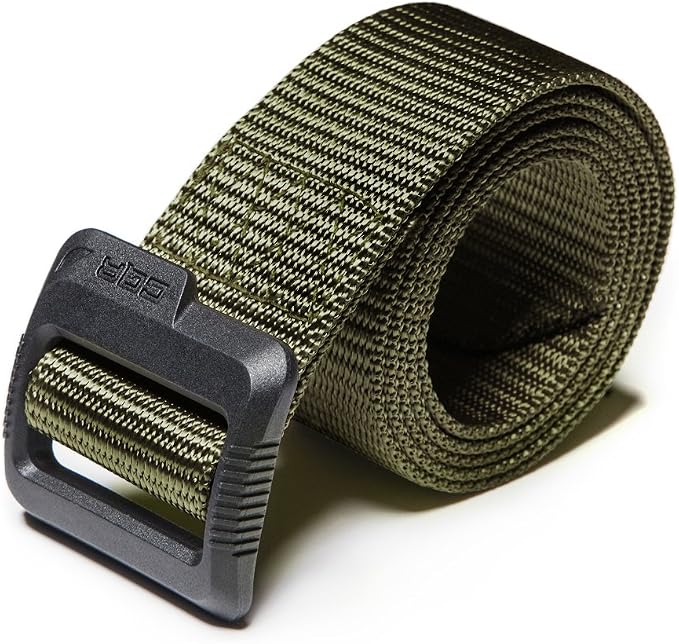 CQR Tactical Belt, Military Style Heavy Duty Belt, Webbing EDC Quick-Release by CQR%C2%AE