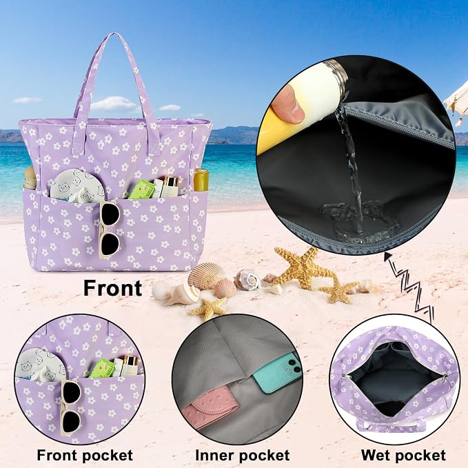 Waterproof Beach Tote Pool Bags - Image 3