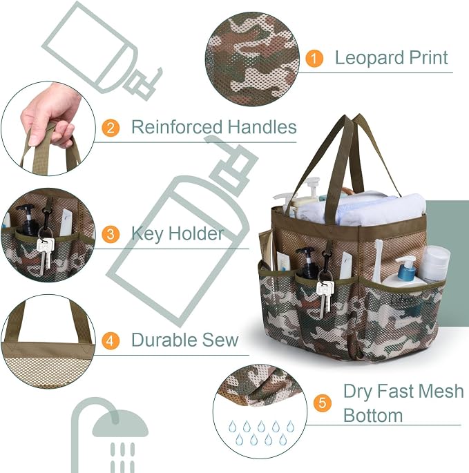 F-color Shower Caddy Portable - Image 3