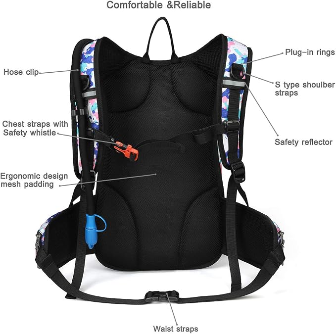 Hydration Pack Backpack with 3L Water Bladder - Image 3
