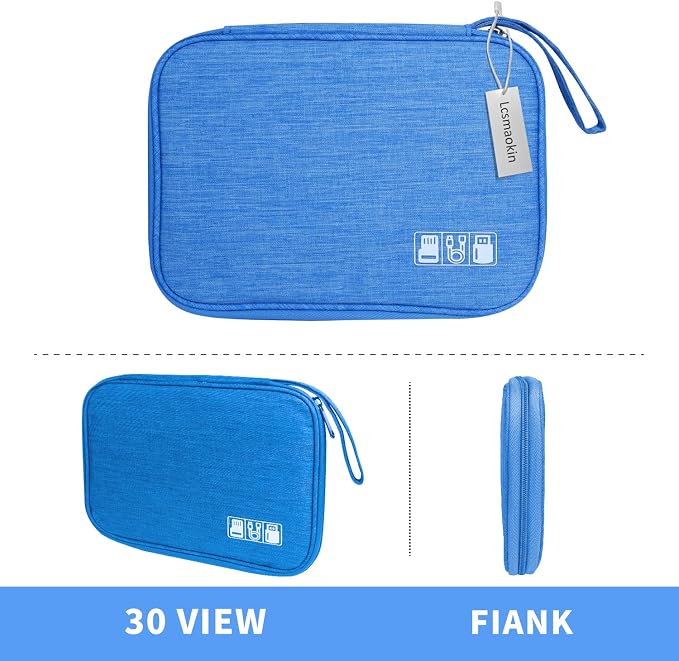 Electronics Travel Organizer, Portable Waterproof Electronic Travel Storage Bag - Image 6