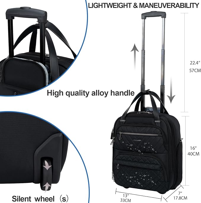 KROSER Carry On Underseat Multi-functional, 16-inch Underseater Lightweight - Image 4
