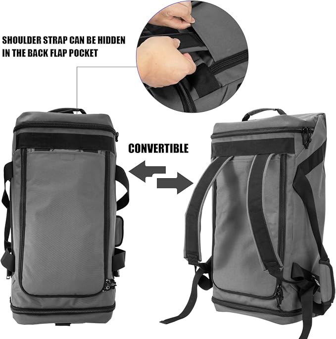 90L Large Duffle Bag, Gym Bags For Men Weekend Bag For Women Travel Backpack - Image 2