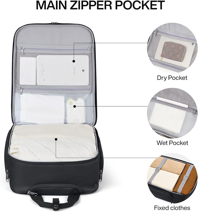 Hanke Softside Expandable Underseat Carry On Luggage - Image 6