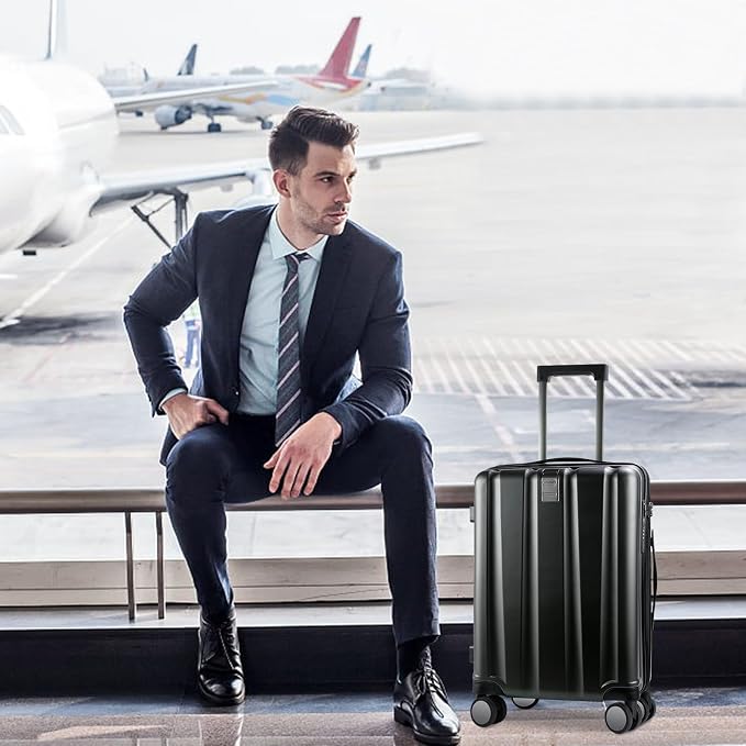 KROSER Hardside Expandable Carry On Luggage - Image 6