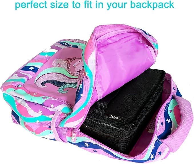 FlowFly Small Insulated Lunch box Portable Soft Bag Mini Cooler Thermal Meal - Image 8