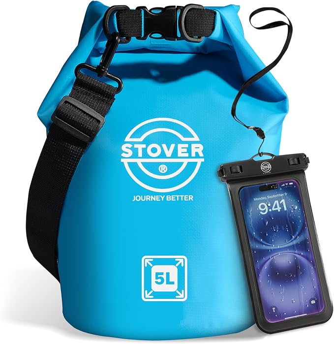 STOVER 5/10/25/30/40/55L Waterproof Backpack- Floating Dry Bag by STOVER