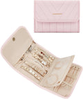 BAGSMART Travel Jewelry Organizer Case, Foldable Jewelry Roll by BAGSMART