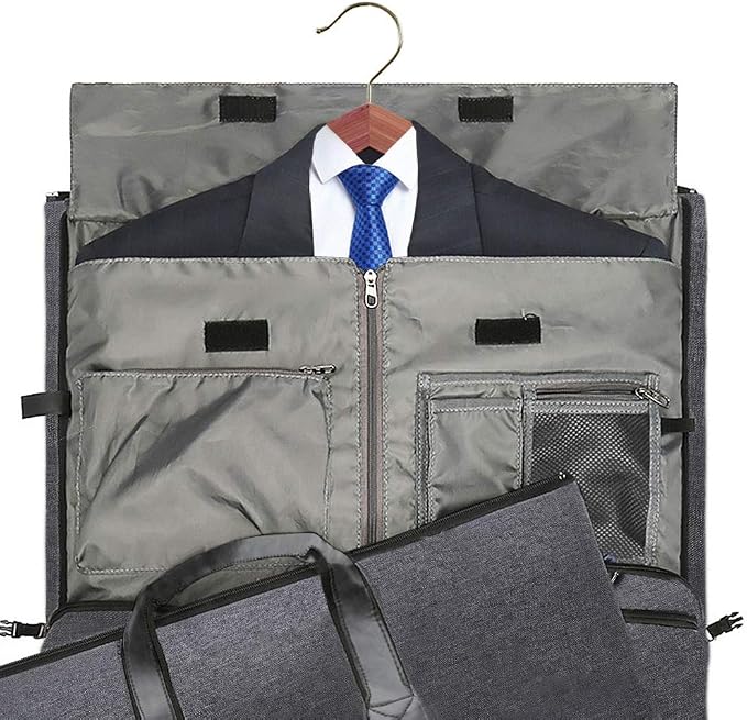 Convertible Garment Bag with Shoulder Strap, Modoker Carry on Garment Duffel Bag - Image 4