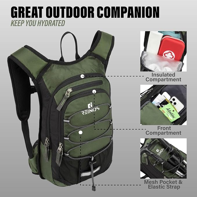Hydration Pack Backpack with 3L Water Bladder - Image 3
