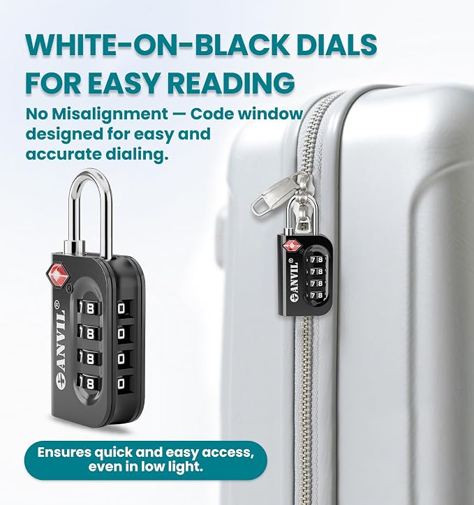 ANVIL TSA Approved Luggage Lock - Image 7
