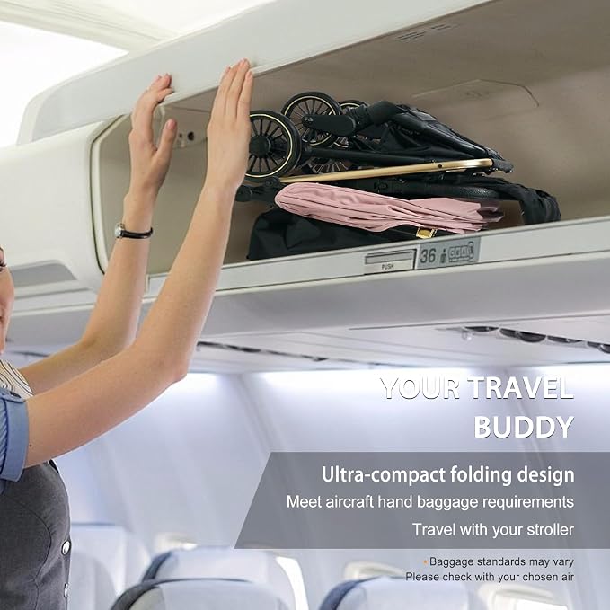 Lightweight Baby Stroller, Ultra Compact & Airplane-Friendly Travel Stroller - Image 6
