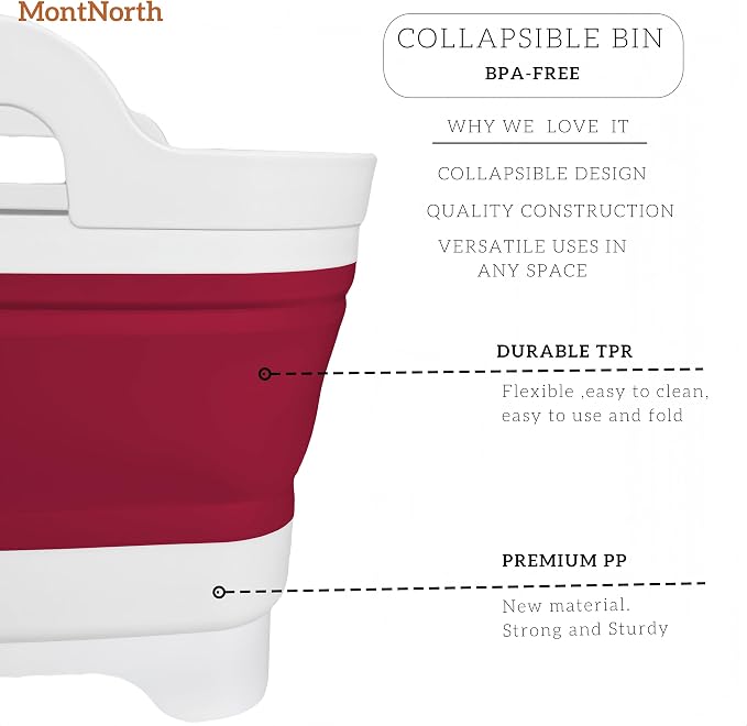 Collapsible Wash Basin 9L, Foldable Dish Tub - Image 5