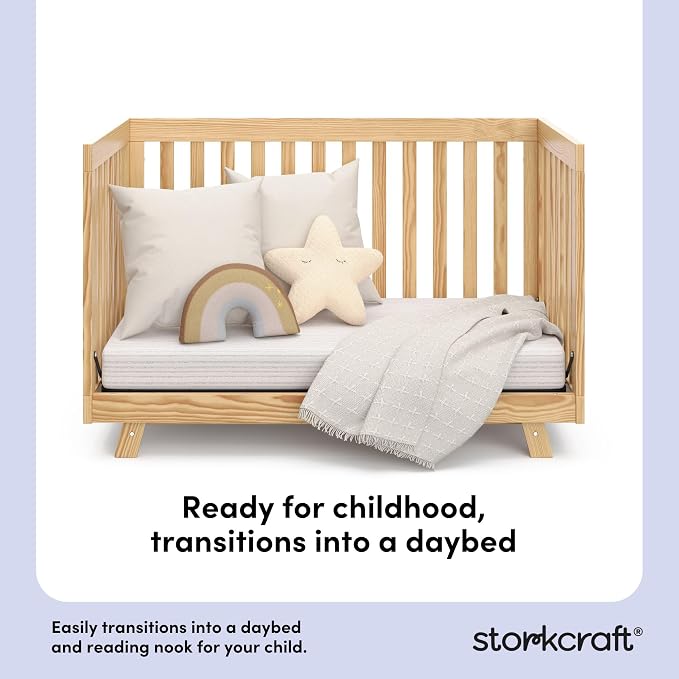 Storkcraft Beckett Grow-with-Me Convertible Crib – GREENGUARD Gold Certified - Image 6