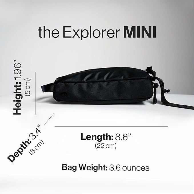 Gravel Mini Hanging Toiletry Bag – Compact, Water-Resistant - Image 5