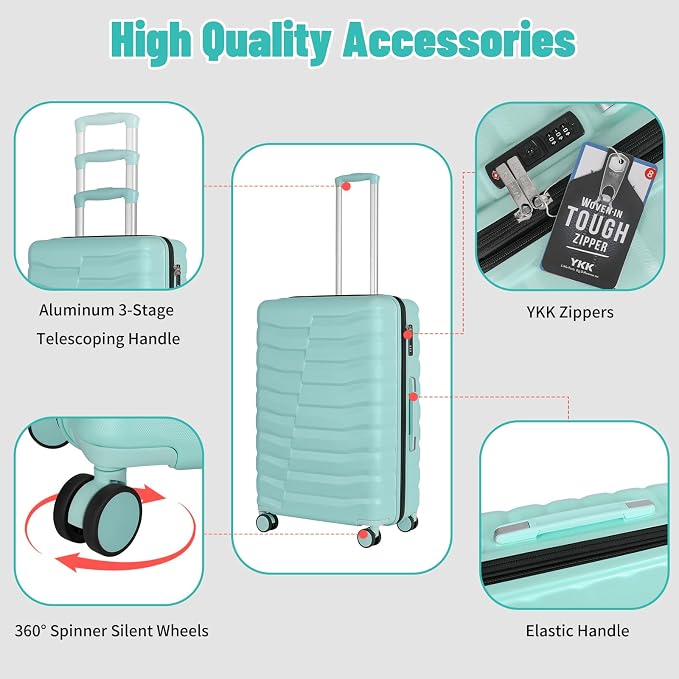 5-Piece Lightweight Luggage - Image 5