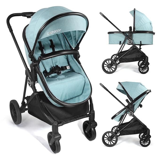 Lite 2.0 Baby Stroller with Newborn Mode, 2-in-1 Foldable Infant Stroller with by Cochildor