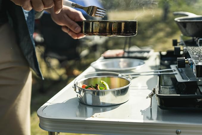 Stansport Heavy Duty Aluminum Cook Set 1 Person - Image 10
