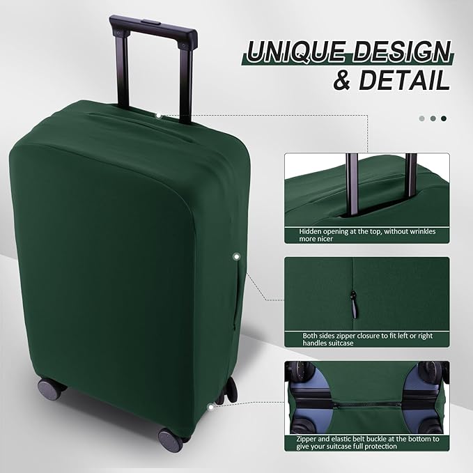 Travel Luggage Cover Suitcase Protector Scratch-Resistant Fit 19-31 Inch - Image 3