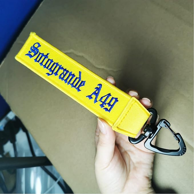 Custom Luggage Tags, Custom Personalized Luggage tag Name, Embroidery Key Ring - Image 4