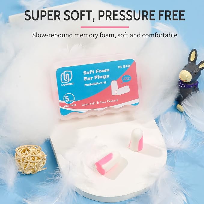 LYSIAN Ultra Soft Foam Ear Plugs - Image 5