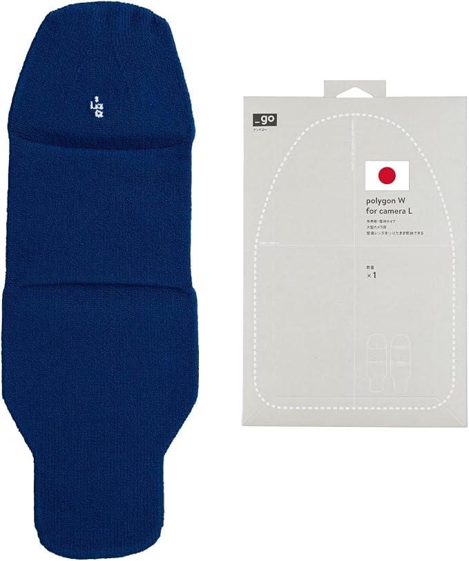 Camera Cover, Polygon W, Made in Japan, L size by PACKINGKNIT_GO