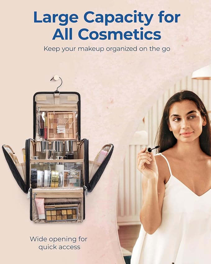 BAGSMART Makeup Bag for Women - Image 3