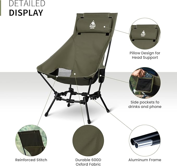 OneTigris Dragonhide Oversized Camping Chair - Image 5