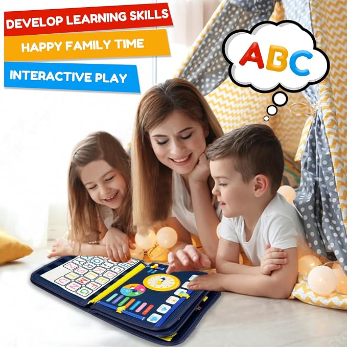 Qizfun Busy Board Book Montessori Toys - Image 6