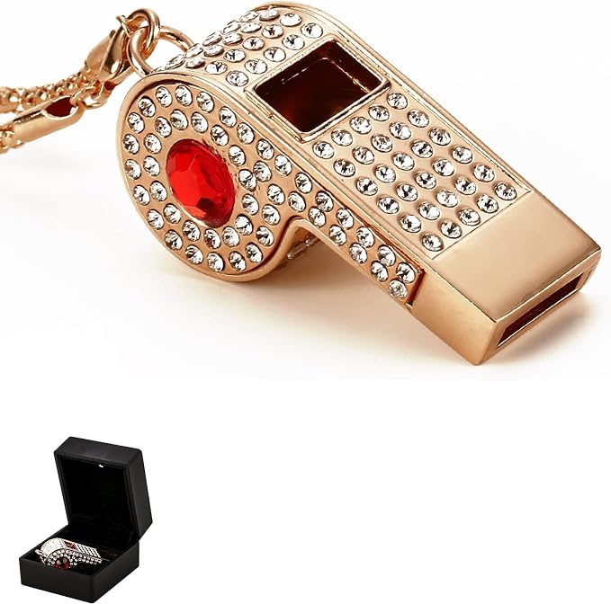 Whistle, Rhinestone Sports Whistle by Unknown