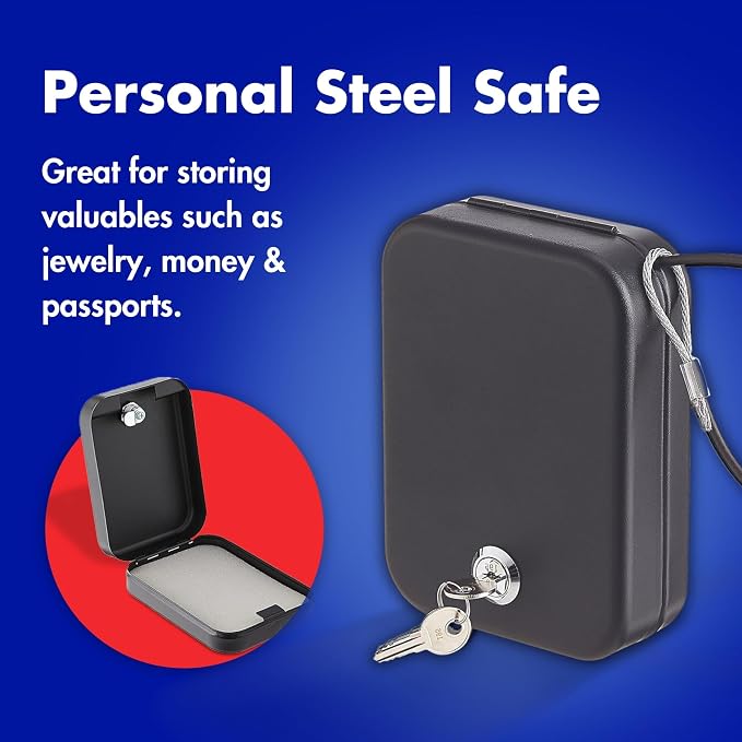 Helix - Personal Safe - Steel - Keyed Lock - Image 2